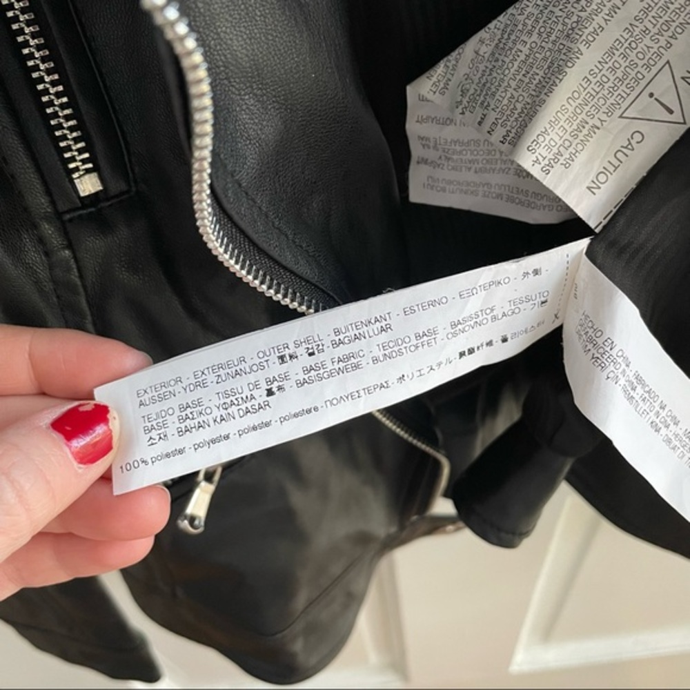 Zara t r f Outerwear Biker Jacket - Picture 7 of 9